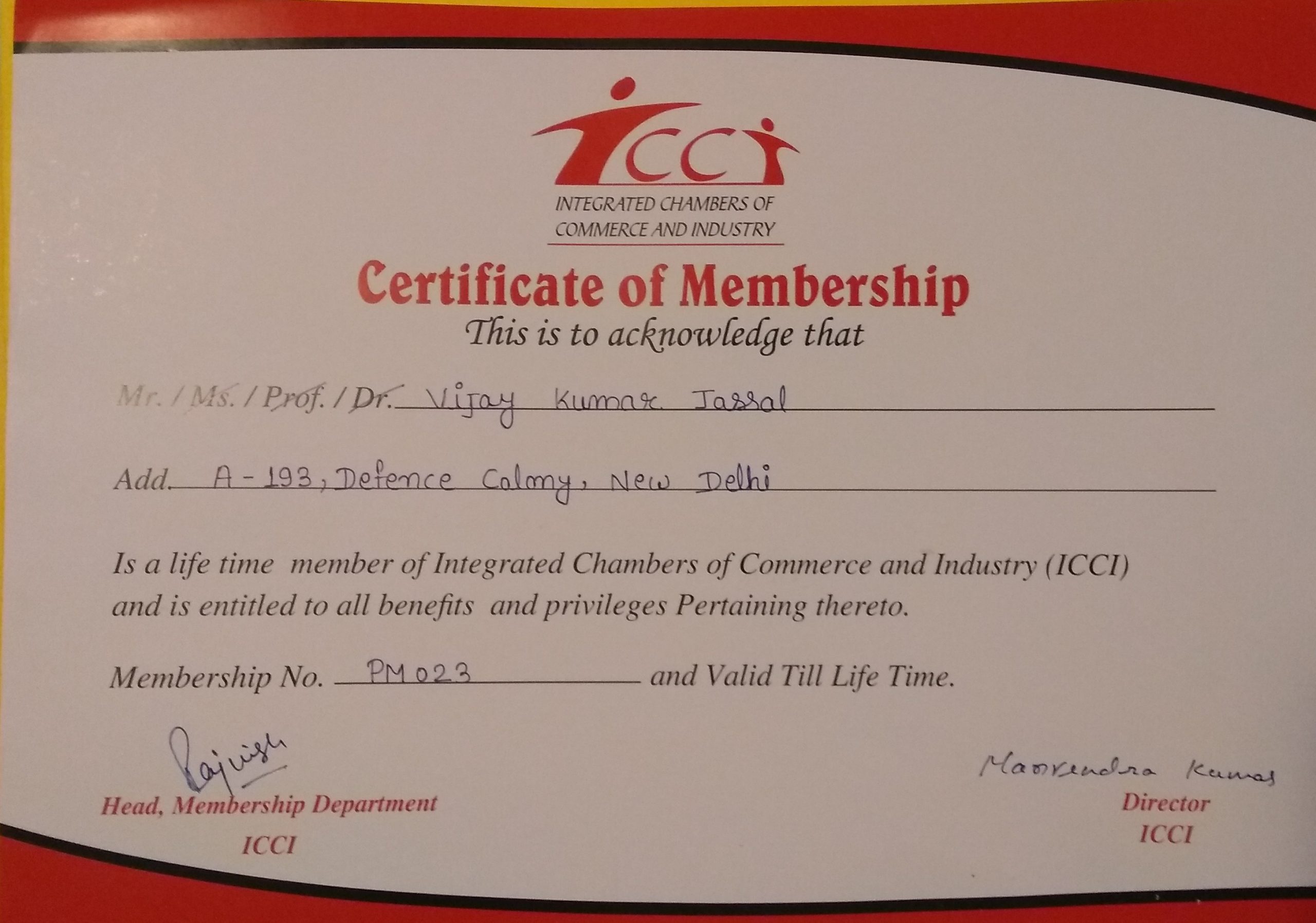 ICCI Member